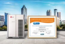 LG recibe el premio AHRI performance por sexto año consecutivo