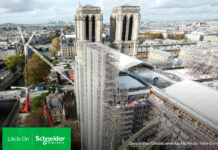 Schneider Electric ayuda a la restauración de la catedral de Notre-Dame de París