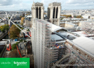 Schneider Electric ayuda a la restauración de la catedral de Notre-Dame de París