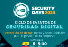 Llega a Guayaquil una nueva edición del ESET Security Days