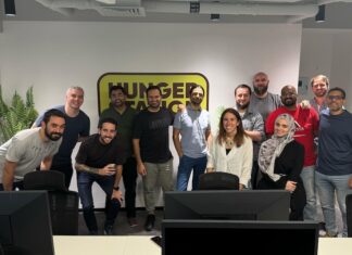 PedidosYa ofrecerá servicios de IT a 70 países desde su Global Tech Hub Parte del equipo del GTH de PedidosYa con el de Hunger Station