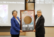 AMD logra primer hito de silicio en producto TSMC N2 Lisa Su (AMD CEO), C C Wei (TSMC CEO)