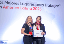 Unitech, reconocida por Great Place to Work como una de las mejores empresas para trabajar en América Latina Unitech_Great Place to Work 2025_Susana Talner y Melanie Teitelbaum_parte del staff de Gestión del Talento.
