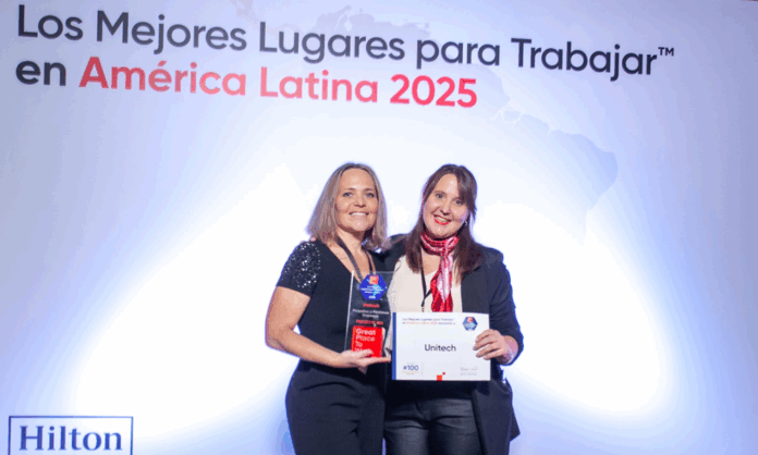 Unitech_Great Place to Work 2025_Susana Talner y Melanie Teitelbaum_parte del staff de Gestión del Talento.