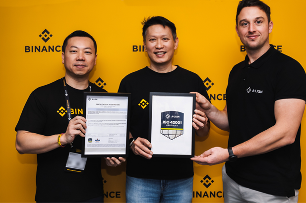 Binance obtuvo la certificación ISO/IEC 42001. Binance obtuvo la certificación ISO/IEC 42001.