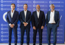 Telecom y Banco Macro se unen en Personal Pay para impulsar la digitalización de los servicios financieros en Argentina Juan Parma, CEO de Banco Macro; Jorge Brito, Presidente de Banco Macro; Roberto Nobile, CEO de Personal; y Martín Heine, CEO de Personal Pay.