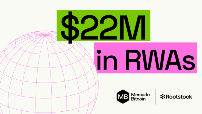Mercado Bitcoin acelera la tokenización de crédito privado en Rootstock y proyecta emisiones por USD 100 millones.