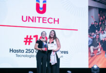 Unitech ingresa al ranking de las 10 mejores empresas para trabajar en su categoría y refuerza su apuesta por el talento Susana Talner, Chief People & Quality Officer y Melanie Teitelbaum, HR & Talent Manager de Unitech
