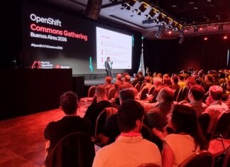 Red Hat OpenShift Commons Buenos Aires 2026: Innovación e Infraestructura con IA La apertura del OpenShift Commons Gathering 2026, en El Central, de La Rural, Ciudad de Buenos Aires.