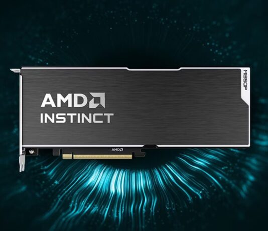 AMD lanza la GPU Instinct MI350P PCIe para IA empresarial en racks estándar AMD Instinct MI350P PCIe.