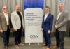 COA impulsa la IA y analítica avanzada para acelerar decisiones empresariales Leonardo Cucci, Sales Director para COA Latinoamérica; Carlos Pelloni, Senior Manager Data, IA y GRC para COA Latinoamérica; Hernán Curras, Senior Manager, Management Consulting para Latam y José Vidal, Country Sales Director COA Perú.
