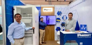 Panduit impulsa la evolución de Data Centers ante los retos de la IA en el Perú Hub Digital Pablo Huapaya,Territory Account Manager; Fernando Díaz, Technical System Engineer; e Iván La Madrid, Territory Account Manager de Panduit Perú.