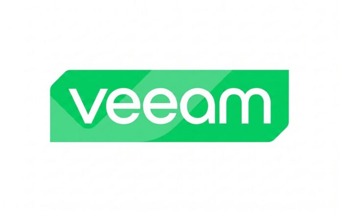 Logotipo institucional de Veeam Software que presenta la palabra 