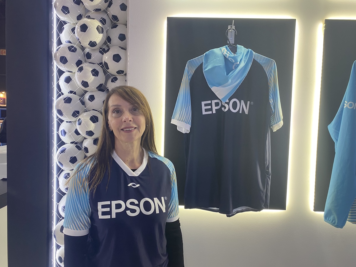 Rossana Gil,de Epson, en Emitex 2026.
