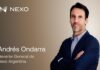 Nexo lanza en Argentina la primera tarjeta cripto de débito y crédito del mundo Andrés Ondarra, Gerente General de Nexo Argentina.