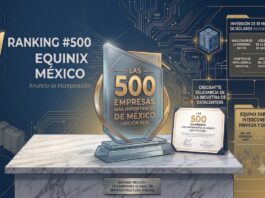 Equinix fortalece su liderazgo en infraestructura digital al ingresar al ranking de las 500 empresas más importantes de México