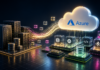 Baufest fortalece su posición en modernización de aplicaciones con Microsoft Azure Ilustración conceptual en 3D que muestra servidores tradicionales oscuros etiquetados como "Legacy Systems", de los cuales emergen flujos de datos luminosos que se conectan hacia una nube brillante con el logotipo de Azure. Debajo de esta nube, se observan bloques cúbicos transparentes e iluminados con diversos iconos tecnológicos, representando la nueva arquitectura digital.