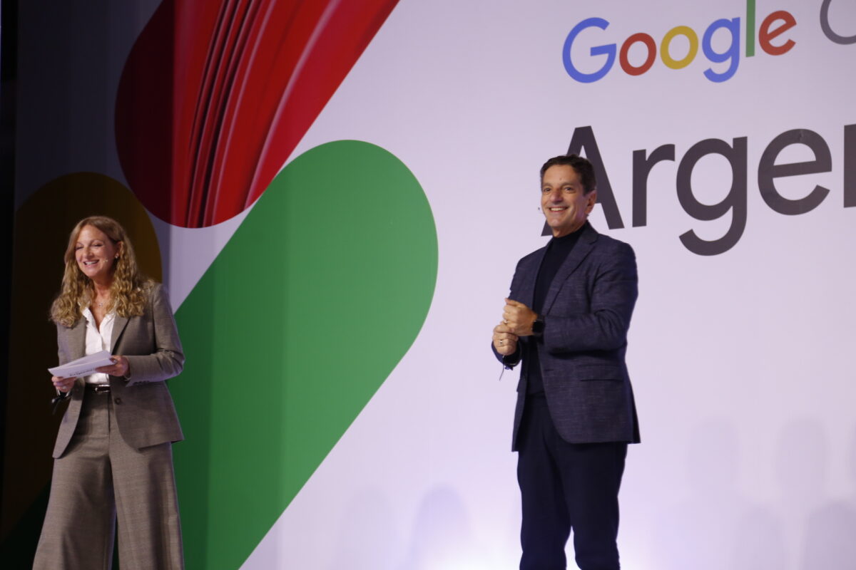 Natalia Scaliter y Eduardo Lopez, en Google Cloud Summit 2026.