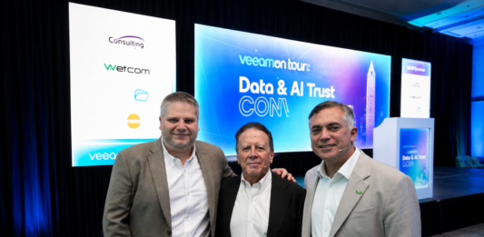 VeeamON Tour 2026: Se abre paso una nueva categoría de resiliencia que involucra a la IA Dmitri Zaroubine, Mauricio González y Andres de Beitia, entre los ejecutivos que protagonizaron el VeeamON Tour 2026 en Buenos Aires