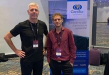 Néstor Masnatta, de CertiSur: “Hay dos relojes a tener en cuenta en la gestión de certificados” Néstor Masnatta y Francisco García Apa, de CertiSur