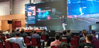 Ekoparty mostró sus músculos empresariales en la edición 2026 Escenario principal de la Ekoparty
